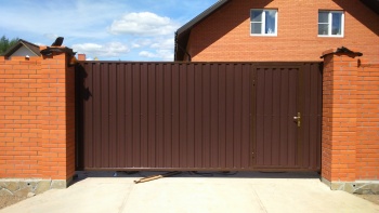 Управление дистанционное с откатными воротами - пример 11 фото под ключ