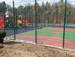 Забор на детскую площадку 50 метров фото в Дедовске