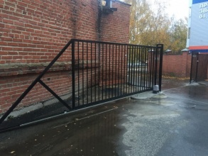 Откатные ворота решетчатые - пример 13 фото цена за метр